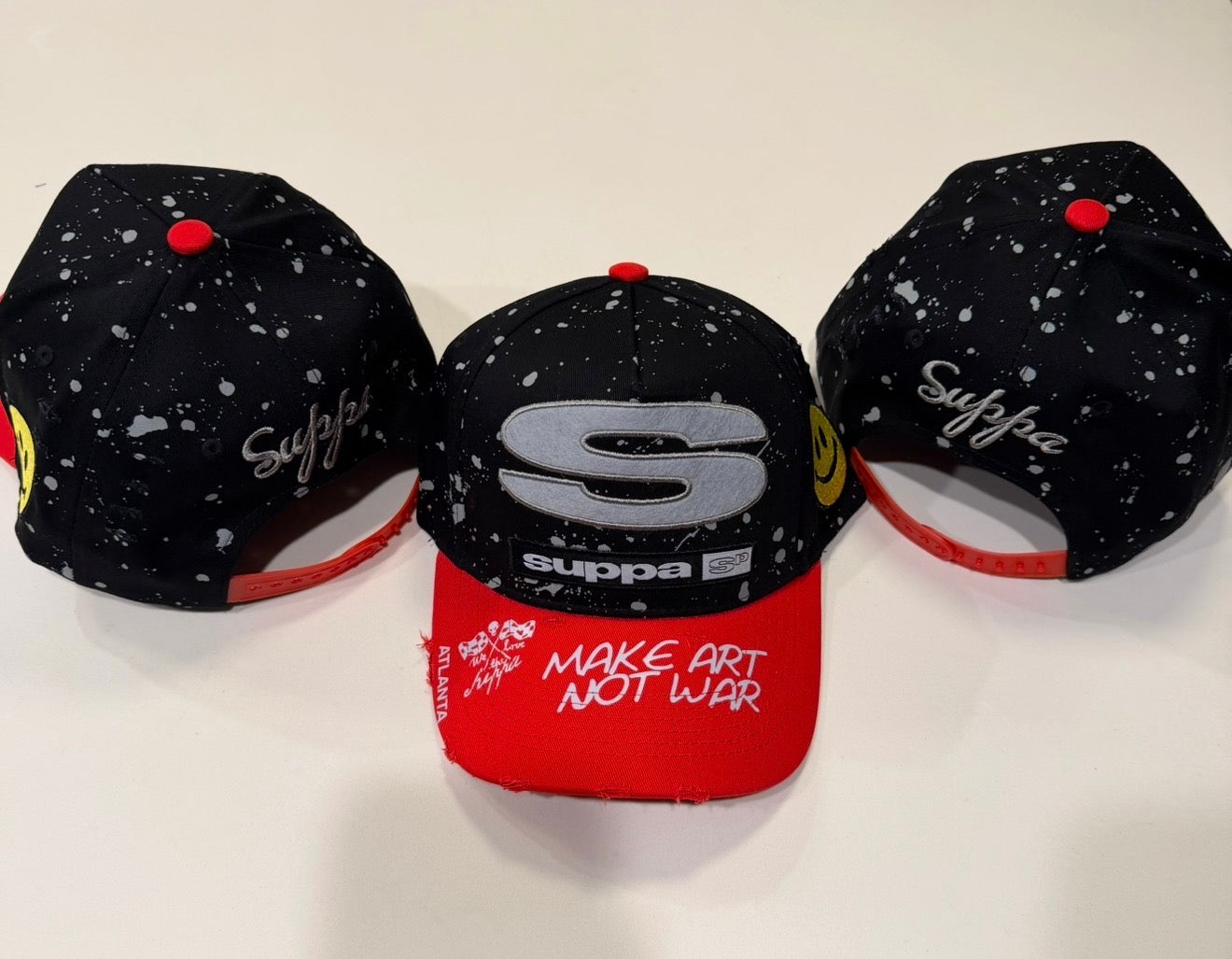 Black Make Art Not War Cap