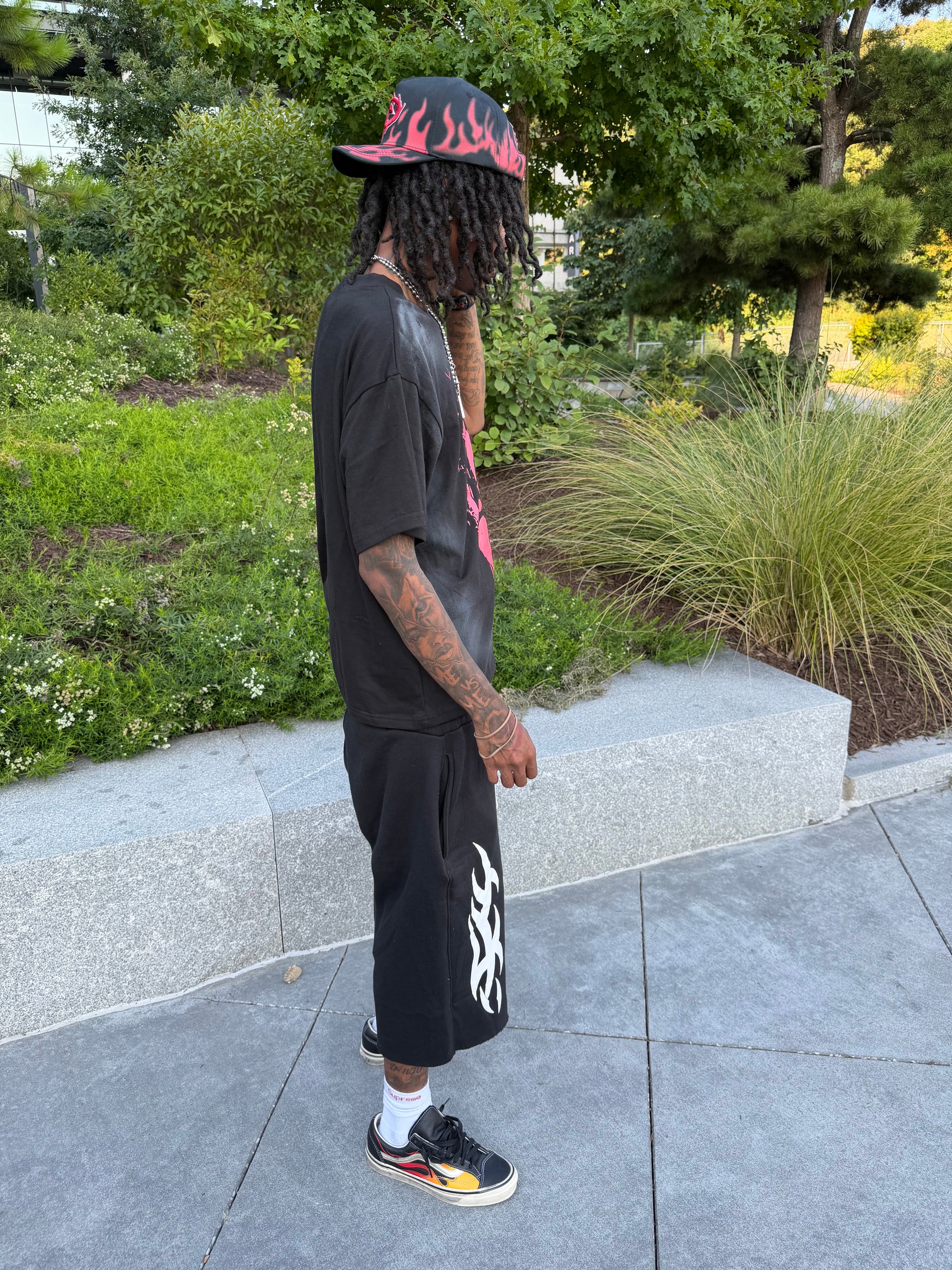 Black Flame Jorts