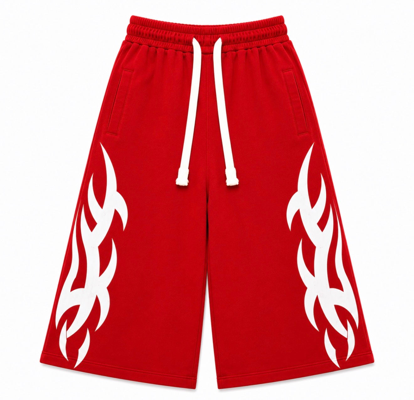 Red Flame Jorts