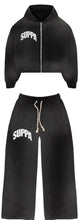 Load image into Gallery viewer, Black Suppa Sweatsuit
