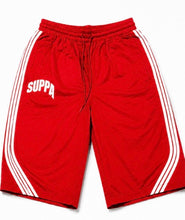 Load image into Gallery viewer, Red Nylon Suppa Shorts
