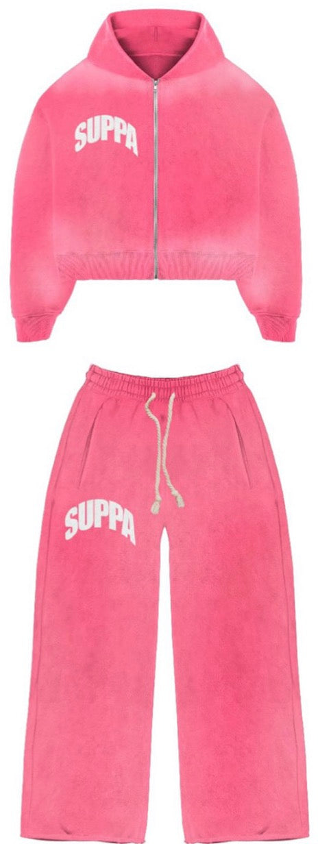 Pink Suppa Sweatsuit