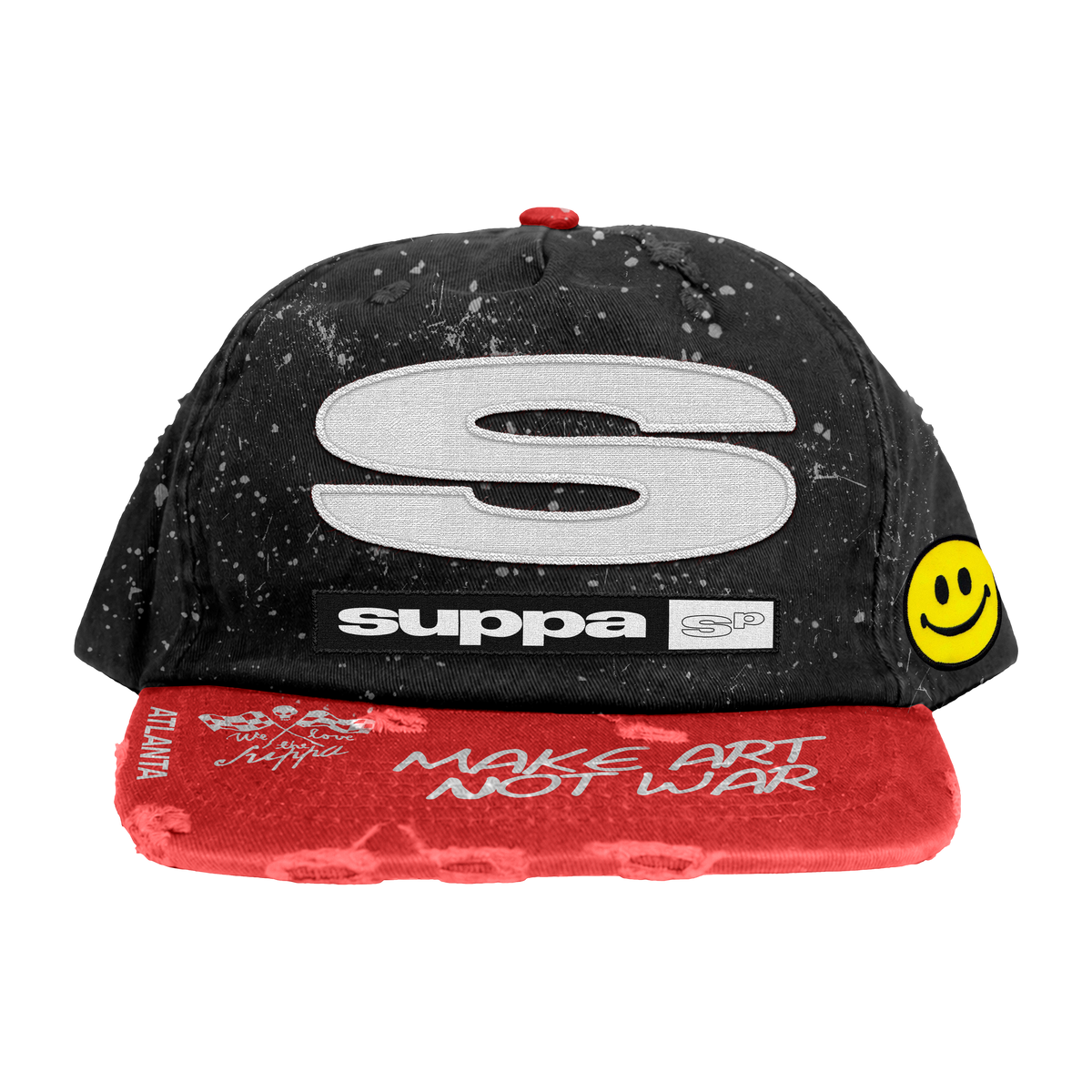 Black Make Art Not War Cap