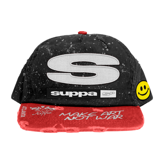 Black Make Art Not War Cap