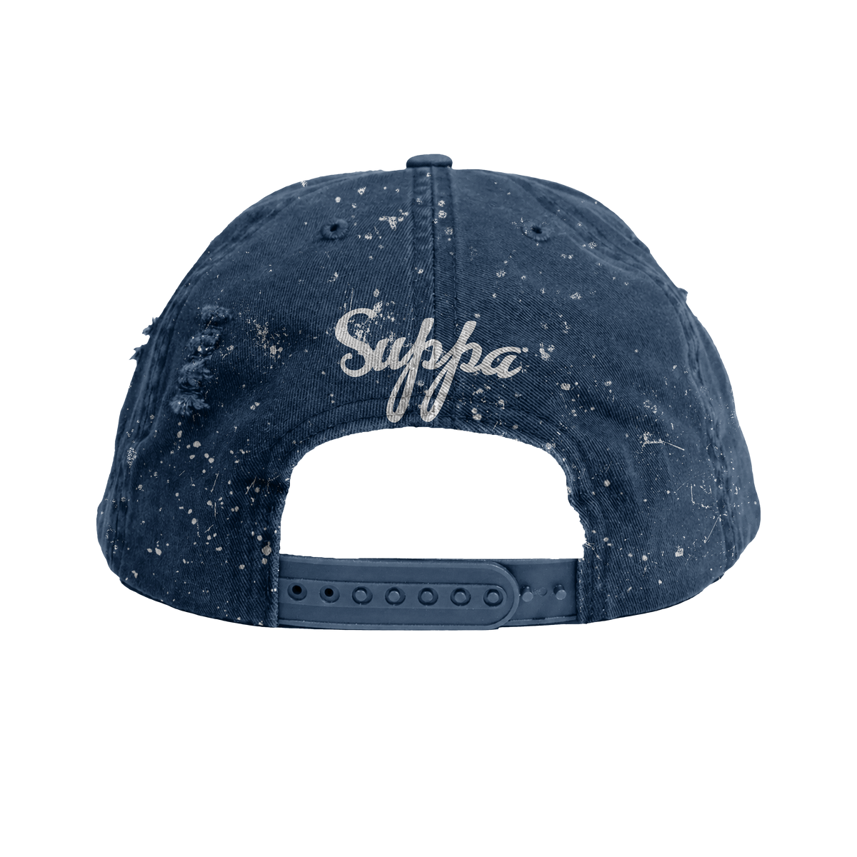 Make Art Not War Blue cap